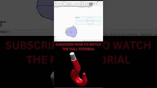 I modeled a hook in SolidWorks using these 5 features #solidworks #cad  #solidworks2026 #cadtutorial
