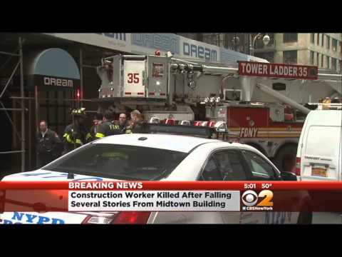 Construction Worker Killed In Fall From Midtown Work Site
