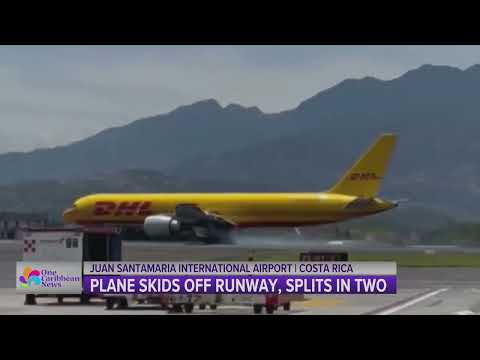 Plane Skids off Runway, Splits in Two in Costa Rica