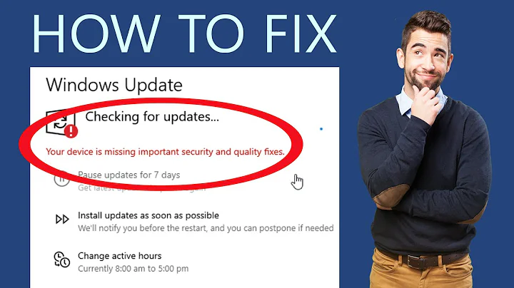 Fix "Your device is missing important security and quality fixes" Error in Windows PC - DayDayNews