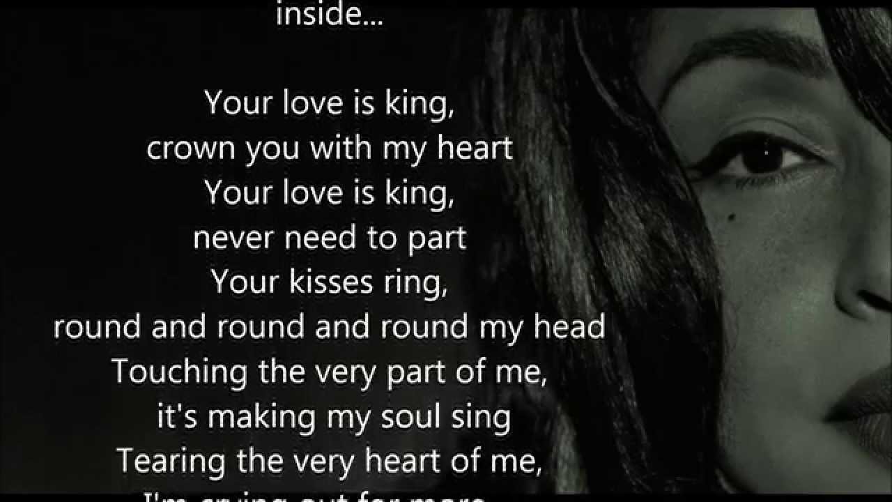 Your Love Is King by Sade (Lyrics) 