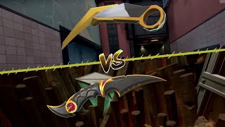 *NEW* Prime 2.0 KARAMBIT vs Ruin Dagger! [Valorant Act 2 Episode 2]