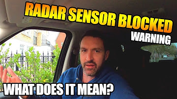 RADAR SENSOR BLOCKED **Range Rover Sport** Warning Light on in Dash - L320 2005-2013 – WHAT IS IT?