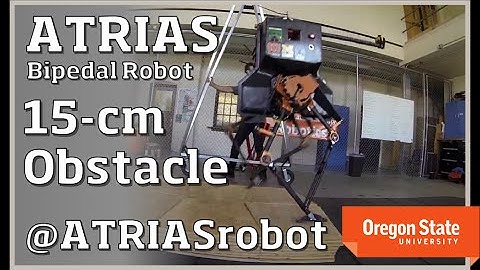 ATRIAS Robot: Climbs a 15-cm Obstacle