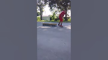 My first boardslide!!! (Clean up video will be uploaded sometime)