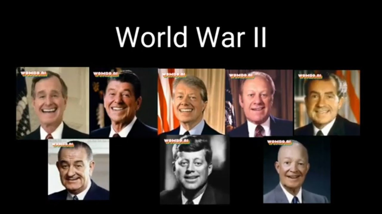 Presidents sing random songs based on what war they served in.