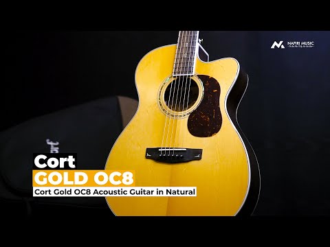 Cort Gold OC8 Acoustic Guitar in Natural - YouTube