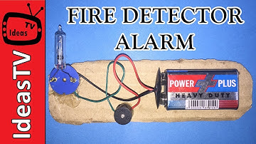 How to Make Fire Detector Alarm (Very Simple) | Heat Detector DIY