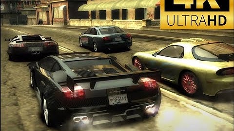 NFS Most Wanted Blacklist #5 🔥 All Races + Cop Chase | ULTRA Realism [4K 60FPS] Lamborghini Gallardo