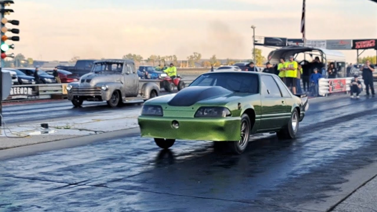 Fox body goes around at the top end! 