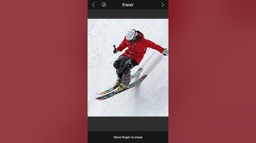 Erase background and superimpose using LightX Photo Editor for iPhone