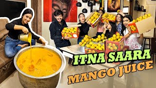 Mango juice banane mai sab ne mehnat ki | Muskan Sharma Vlog