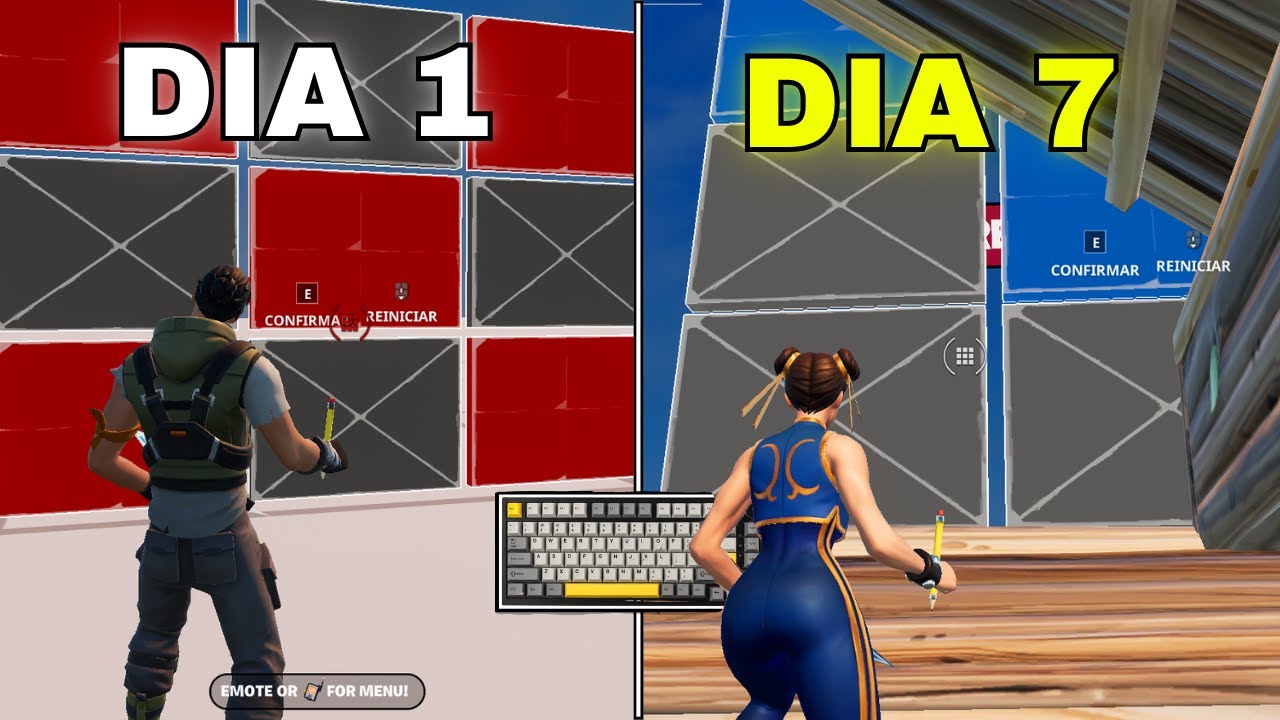Minha Progressão de 1 SEMANA do Controle para Teclado e Mouse - YouTube