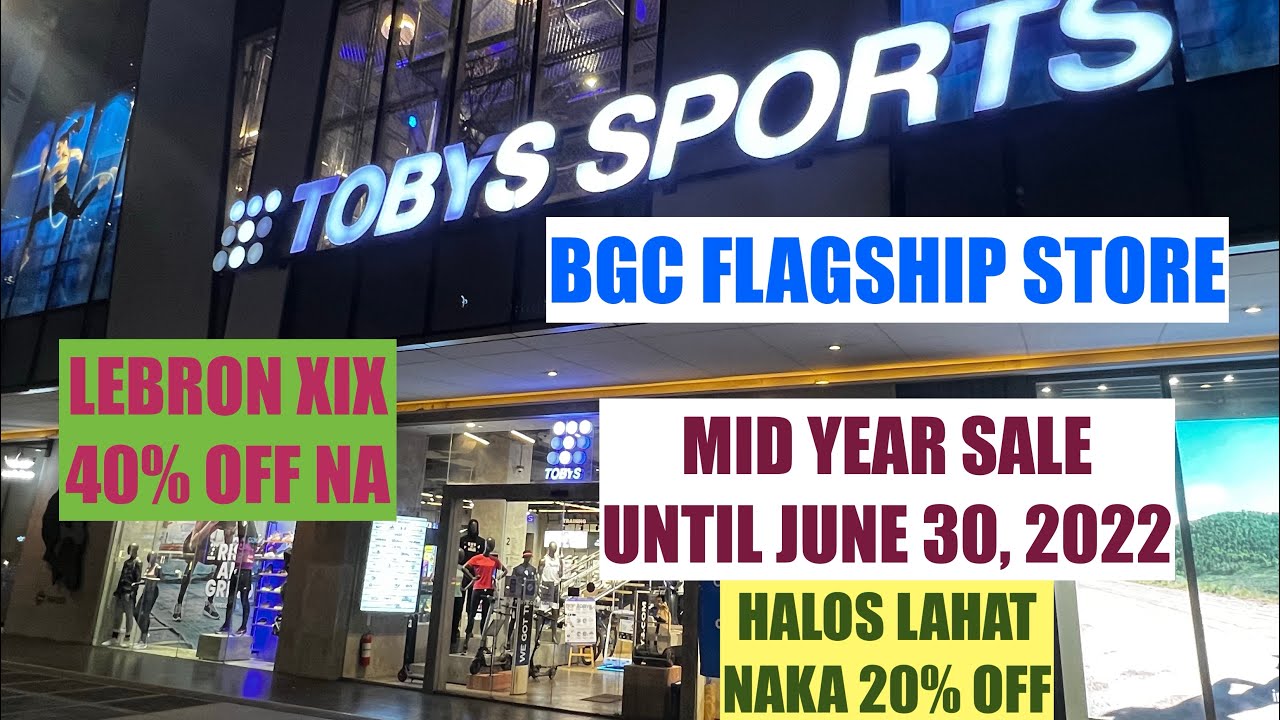 Toby's Sports Opens Flagship Store in BGC – Toby's Sports