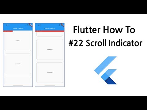 Flutter HowTo 22. Scroll Indicator - YouTube