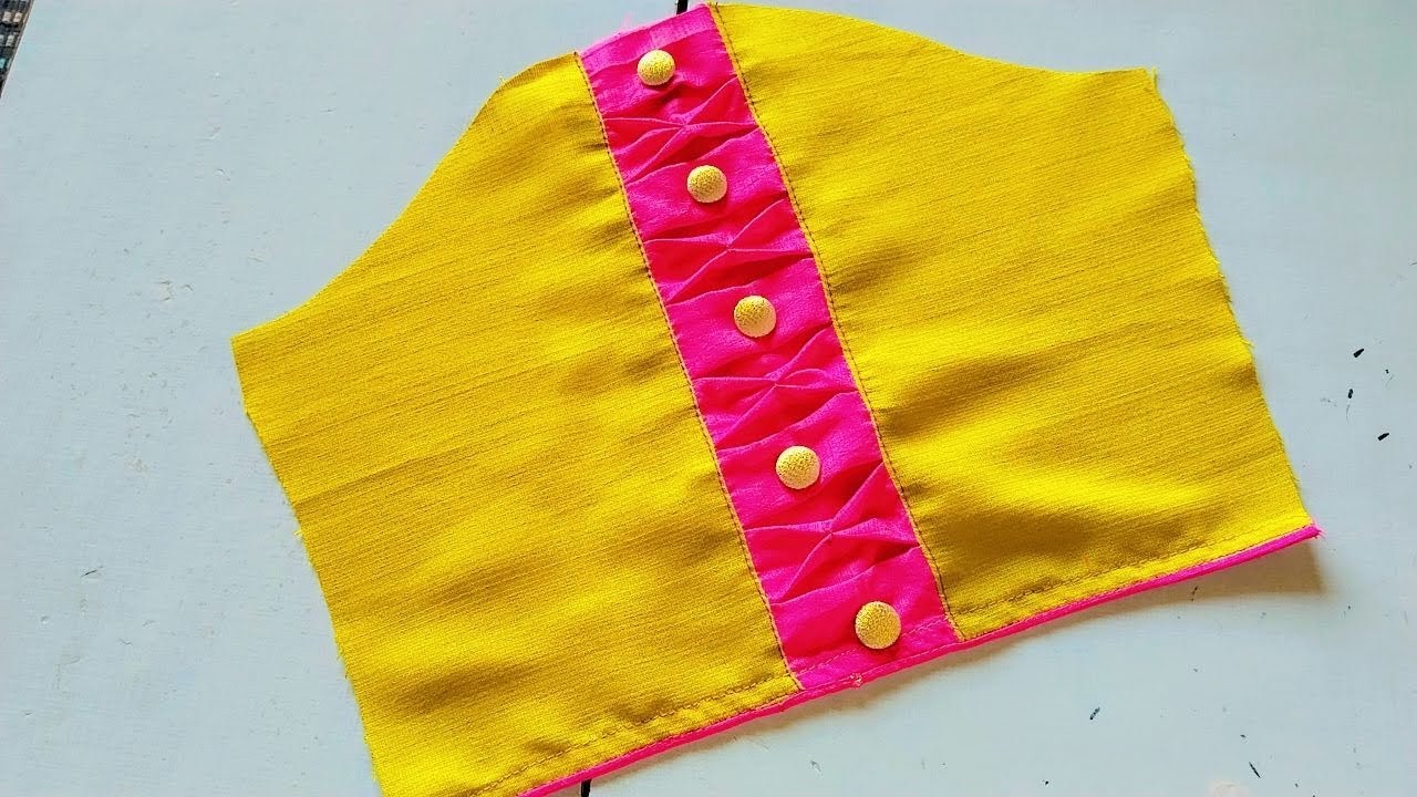 ️Model Sleeve Design Cutting ️ & Stiching With Button Atach || Meera ...