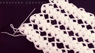 طريقة عمل كوفية \ شال كروشية بغرزة جديدة وسهل جدا للمبتدئين crochet scarf