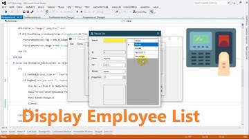 Employee Form - Search Code Using Linq To Sql - IN VB.NET - PART.2