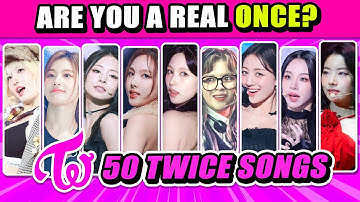 [ONCE QUIZ] GUESS 50 TWICE SONGS | KPOP QUIZ