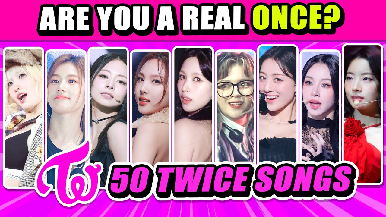 [ONCE QUIZ] GUESS 50 TWICE SONGS | KPOP QUIZ