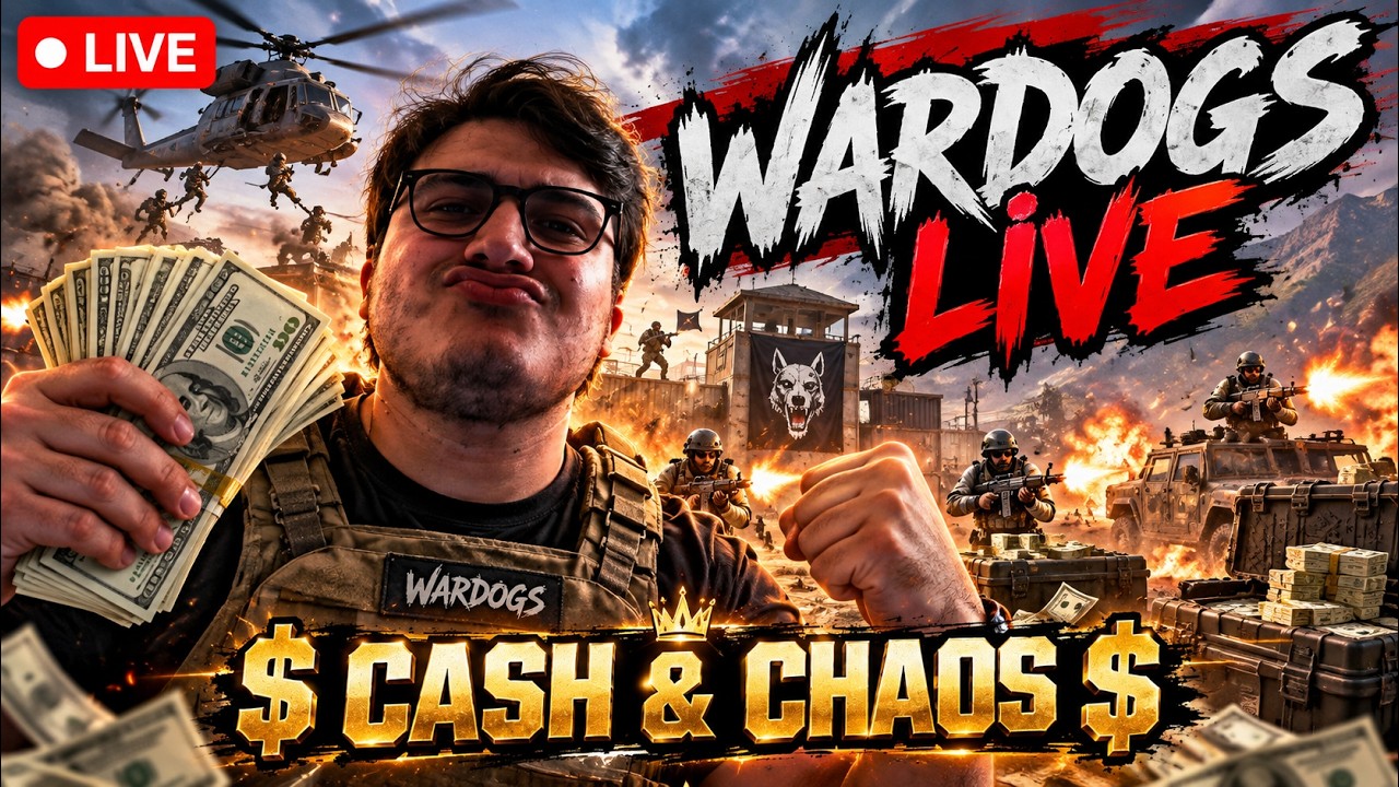 🔴 LIVE playing WARDOGS! WE MAKING SOME MONEY!!!