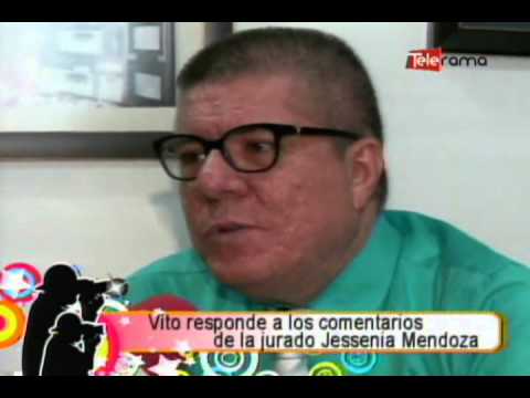 Vito responde a los comentarios de la jurado Jessenia Mendoza