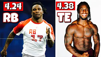 Who's the FASTEST Player at Every Position in NFL History? (NFL Combine)