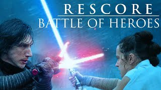 Kylo Ren vs Rey - RESCORE with Star Wars III soundtrack