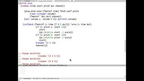 Live-Coding with Extempore: A Study in Pärt