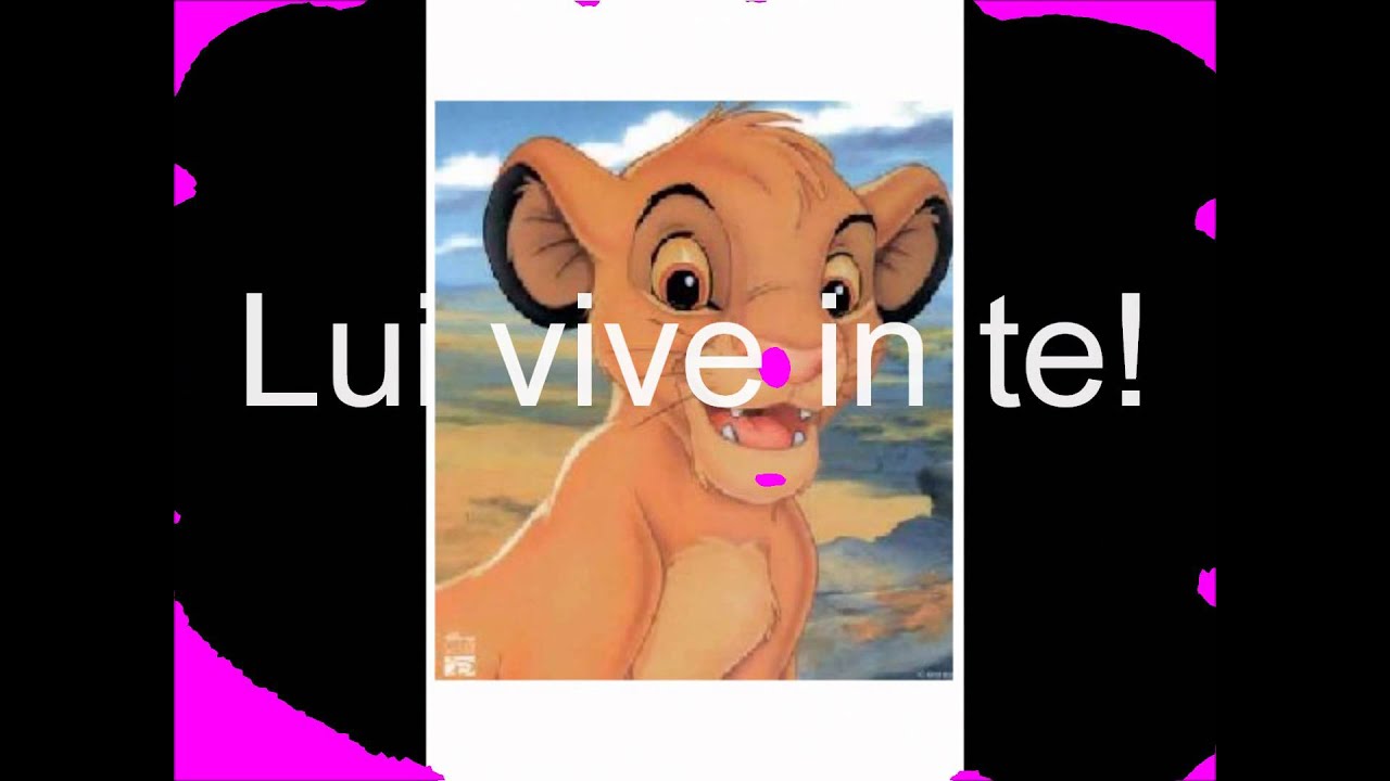 Il Re Leone Hakuna Matata Testo Italiano