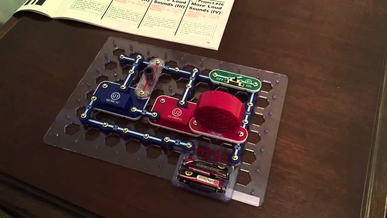 Toy Tech Snap Circuits Junior Electronics Project Kit YouTube