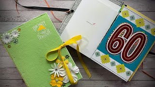 Binding Greeting Cards into a Keepsake Album using the Coptic Stitch Binding Method