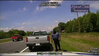 Traffic Stop US-65 Varner Lincoln County Arkansas State Police Troop E, Traffic Series Ep. 266