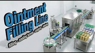 Protech Solutions Complete Ointment Line Filling - Cooling- Labeling - Capping