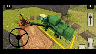 🚜Harvester Driving 3D: Wheat Unloading 🏝️🌾 |  Level 01 - 03 | M.R GamePlay | screenshot 5