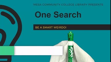 How to Use One Search