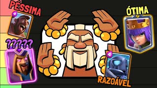 tier list sincera sobre as cartas do Clash Royale