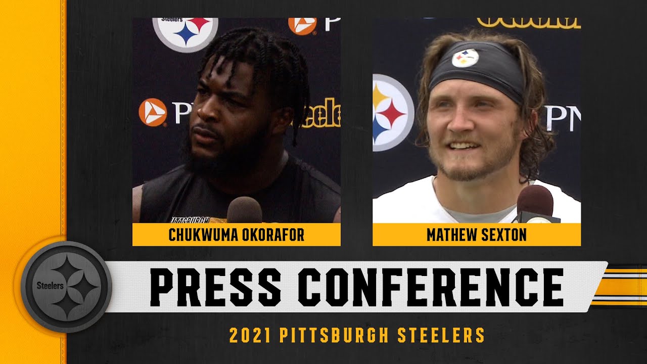 Steelers Press Conference (Aug. 8): Chukwuma Okorafor, Mathew Sexton | Pittsburgh Steelers