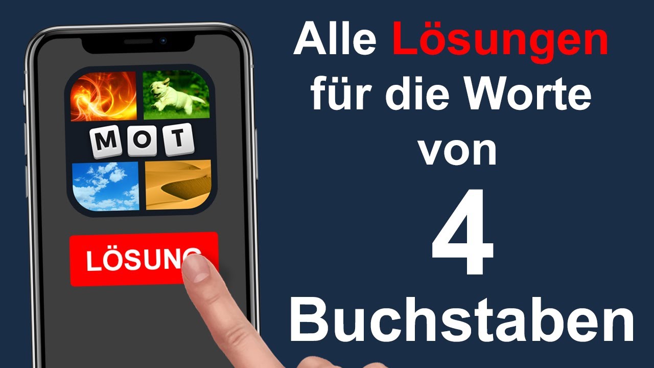 4 Bilder 1 Wort 4 Buchstaben Alle L sungen YouTube