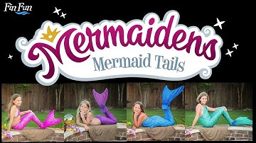 See the New Mermaidens Mermaid Tails | Fin Fun Mermaid Tails