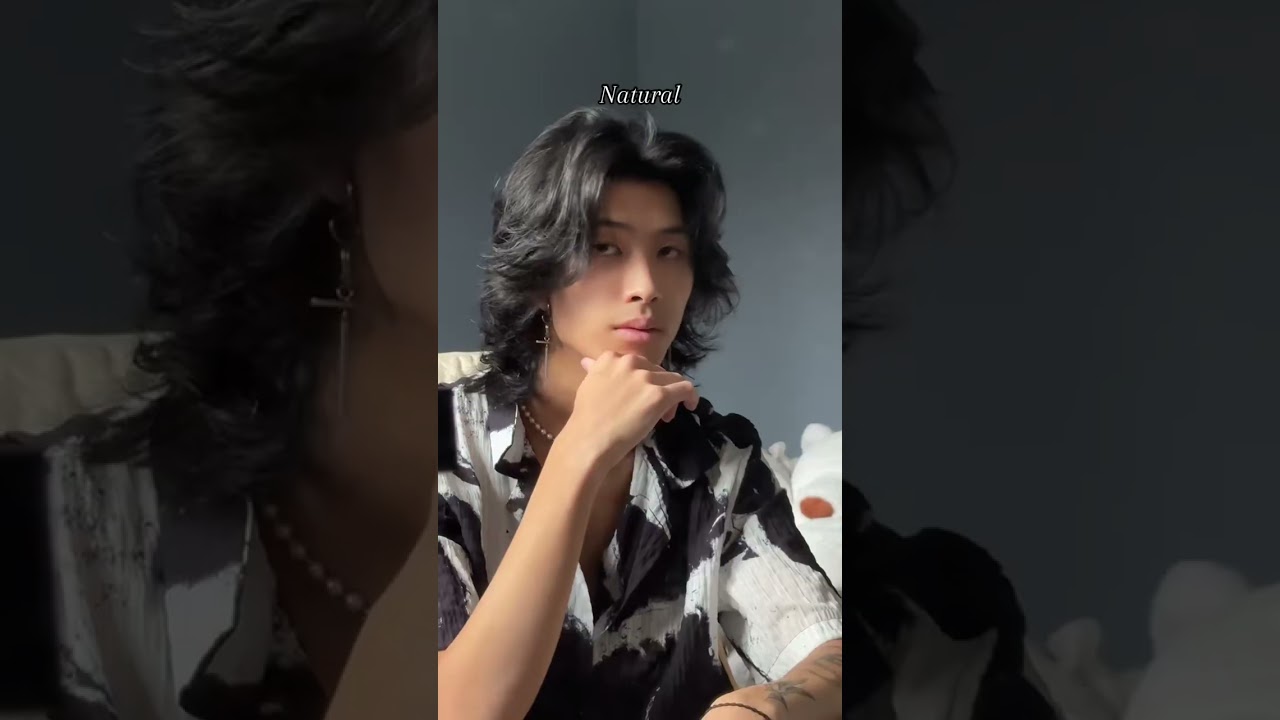 The half bun hits so hard 😭 