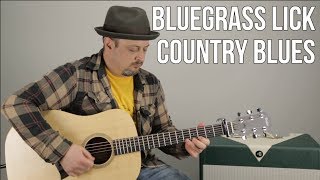 Bluegrass Guitar Licks - Country Blues Guitar Lesson