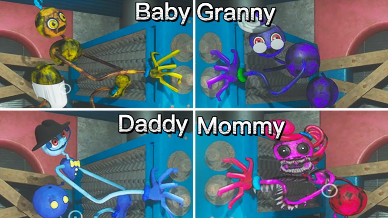 I RECAP POPPY PLAYTIME ALL CHARACTERS ALL MONSTERS ALL BOSSES CHAPTER 1-2  #mommylonglegs 