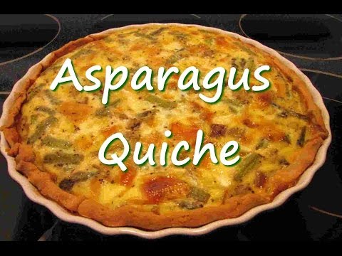 ASPARAGUS QUICHE Recipe ~ A Good Basic Quiche