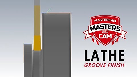 Mastercam Groove Finishing - Overlap Control