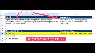 Tìm từ còn thiếu trong bài viết SEO, áp dụng lambda, let, split, transform, search,filter