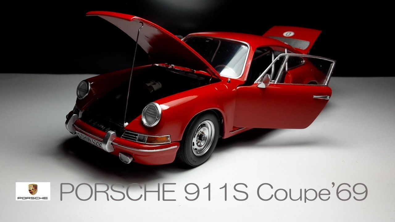 Plamo Mod] Monza Red Looks Stunning! Fujimi 1/24 Porsche 911S '69