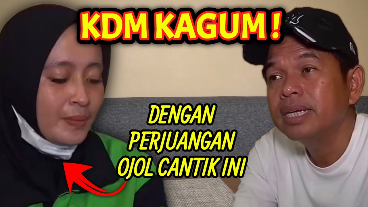 KDM KAGUM DENGAN KETANGGUHAN OJOL CANTIK INI, BERJUANG SENDIRIAN MENCARI NAFKAH DEMI BUAH HATI