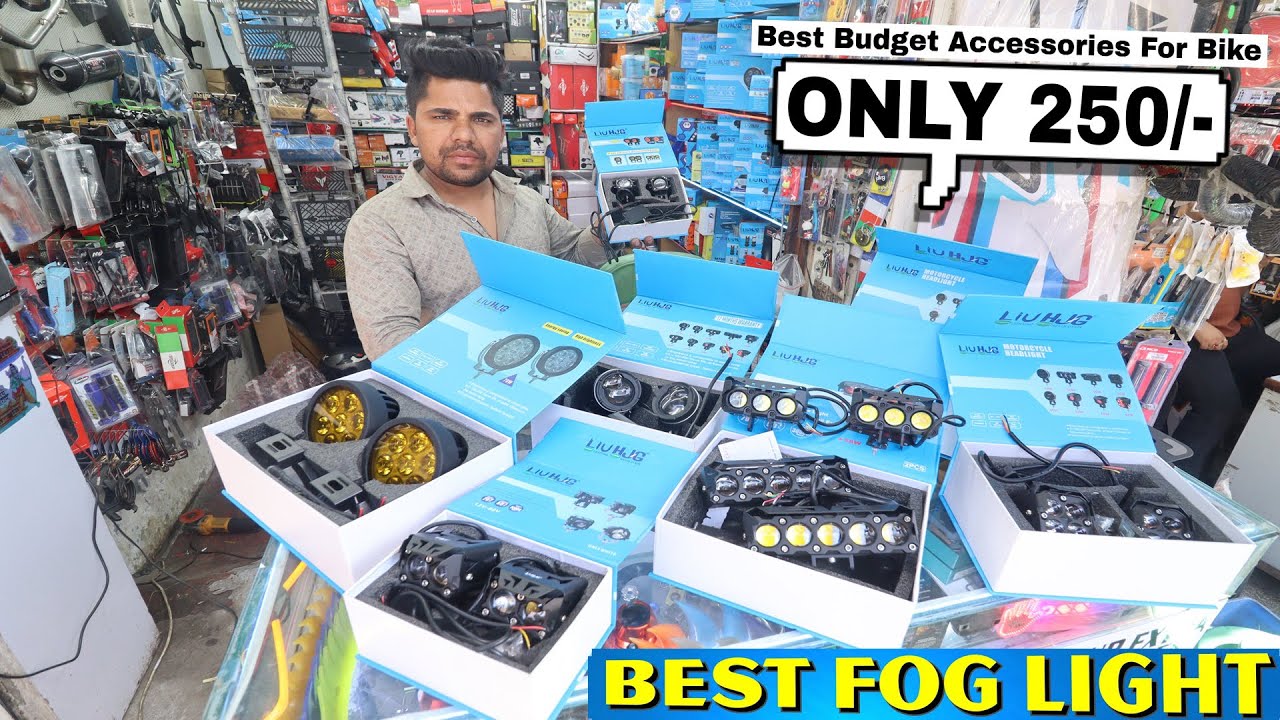 Cheapest Fog Lights | Only ₹250 | Fog light for bikes | Jeet Graphics | Bike FogLight Modification