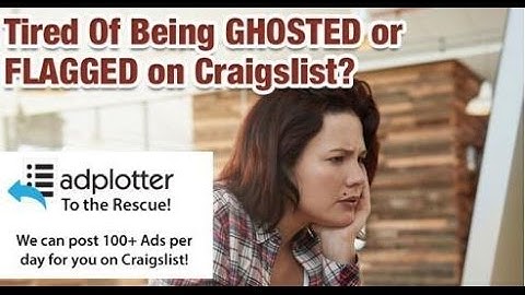 Craigslist Ghosting-How to Prevent It-Guaranteed Posting Service-Only Pay For Active Ads